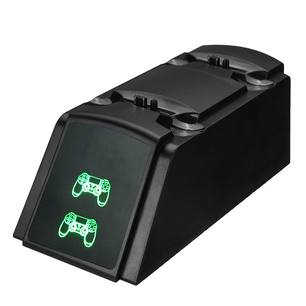 LED Wireless Controller USB Charger Dock Dual USB PS4 Controller Charging Station PS4 Charging Dock 