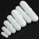 7pcs Teflon Magnetic Stirrer Mixer Stirring Bar Rod Bead With Pivot Ring B10-B36