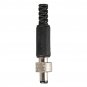 5.5x2.1mm DC Connector Plug With Screw Locking And Metal Panel Mount Socket