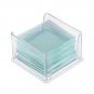 100Pcs/Box 22x22mm Transparent Slides Coverslips Special Cover Glass Microscope Consumables