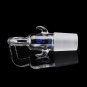 24/29 Glass Vacuum Adapter Air Exhaust Connector Right Angle Bend Two Sides Ears Ground Joint to Hos
