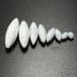 8Pcs PTFE Magnetic Stirrer Mixer Stirring Bar Rod Bead Lab Olive Shape A08-A40