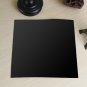200x200x0.6mm Black Silicone Rubber Sheet Self Adhesive Pad High Temperature Plate Mat