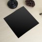 200x200x0.6mm Black Silicone Rubber Sheet Self Adhesive Pad High Temperature Plate Mat