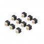 10Pcs Tact Switch SMT SMD Tactile Membrane Switch Push Button with LED Light