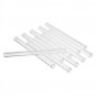 10Pcs Length 100mm OD 10mm 1.5mm Thick Wall Borosilicate Glass Blowing Tube Lab