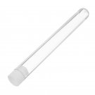 20Pcs 13100mm Clear Plastic Laboratory Test Tube with Cap
