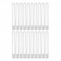 20Pcs 13100mm Clear Plastic Laboratory Test Tube with Cap