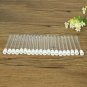 20Pcs 13100mm Clear Plastic Laboratory Test Tube with Cap