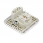Excellway 250V 2.4A Dual USB Ports Wall Socket Switch Charger EU Plug Mount Power Adapter Outlet Pan