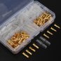 Excellway TC02 120Pcs Brass Bullet 3.5mm Terminal Male and Female Connector