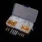 Excellway TC02 120Pcs Brass Bullet 3.5mm Terminal Male and Female Connector