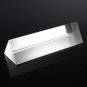 10cm Optical Glass Crystal Triple Triangular Prism Photography Physics Teaching Light Spectrum