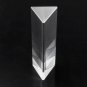 10cm Optical Glass Crystal Triple Triangular Prism Photography Physics Teaching Light Spectrum