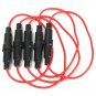 5pcs 6x30mm AGC Spiral Cable Fuse Connector Fuse Block
