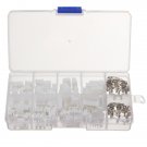 Excellway Connector 40 Pcs XH 2.5mm 2 3 4 5Pin Male and Female Housing JST Connector with Crimps