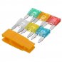 120pcs Mini Blade Fuse Box Assortment Set Automotive Truck Fuses Holder Kit
