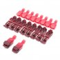 Excellway 60Pcs Male Female Insulated Wire Quick Splice Terminal Connectors Set