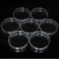 10Pcs 90X15mm Disposable Clear Plastic Petri Dish Bacterial Culture Dish Plate