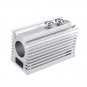 58x22x27mm Silver 12mm Aluminum Heat Sink Groove Fixed Radiator Seat Cooling Heat Sink for 12mm Lase