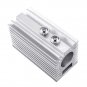 58x22x27mm Silver 12mm Aluminum Heat Sink Groove Fixed Radiator Seat Cooling Heat Sink for 12mm Lase