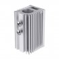 58x22x27mm Silver 12mm Aluminum Heat Sink Groove Fixed Radiator Seat Cooling Heat Sink for 12mm Lase