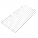 10Pcs 250mm OD 10mm 1mm Thick Wall Borosilicate Glass Blowing Lab Tube