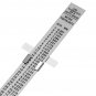 6 inch Pocket Clip Depth Length Ruler Scale Gauge Marking Measuring Tool Feeler Straight Ruler