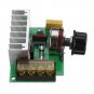 High Efficiency AC 0V-220V SCR Voltage Regulator PWM Motor Speed Controller Dual Capacitor with Knob