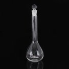 100mL Clear Glass Volumetric Flask w/ Glass Stopper Lab Chemistry Glassware