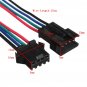 Excellway 10 sets JST 15cm SM 4Pin 22AWG Wire Male and Female Connectors Wire Pitch 2.54mm