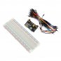 65PCS Jumper Cable+ MB102 Power Supply Module 3.3V 5V+Breadboard Board 830 Point