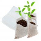100pcs Non-woven Fabric Seedling Raising Bags Nursery Biodegradable Pots Row Bag Planter Bag Home Ga