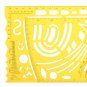 Military Map Marking Drawing Template KT Soft Plastifc Ruler Design Drafting Stencil