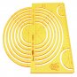 Large Ellipse Big Oval Semi Elliptical Shape Drawing Template KT Soft Plastic Ruler Drawing Board
