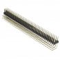 2Pcs 2.54mm 3x40P Male Pins Three Row Right Angle Pin Header