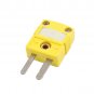 SMPW-K-M/F K Type Thermocouple Temperature Measuring Wire 1 Set Male & Female Plug Connectors