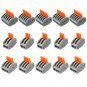 Excellway ET25 15Pcs 2/3/5 Pins Spring Terminals Block Electric Cable Wire Connectors