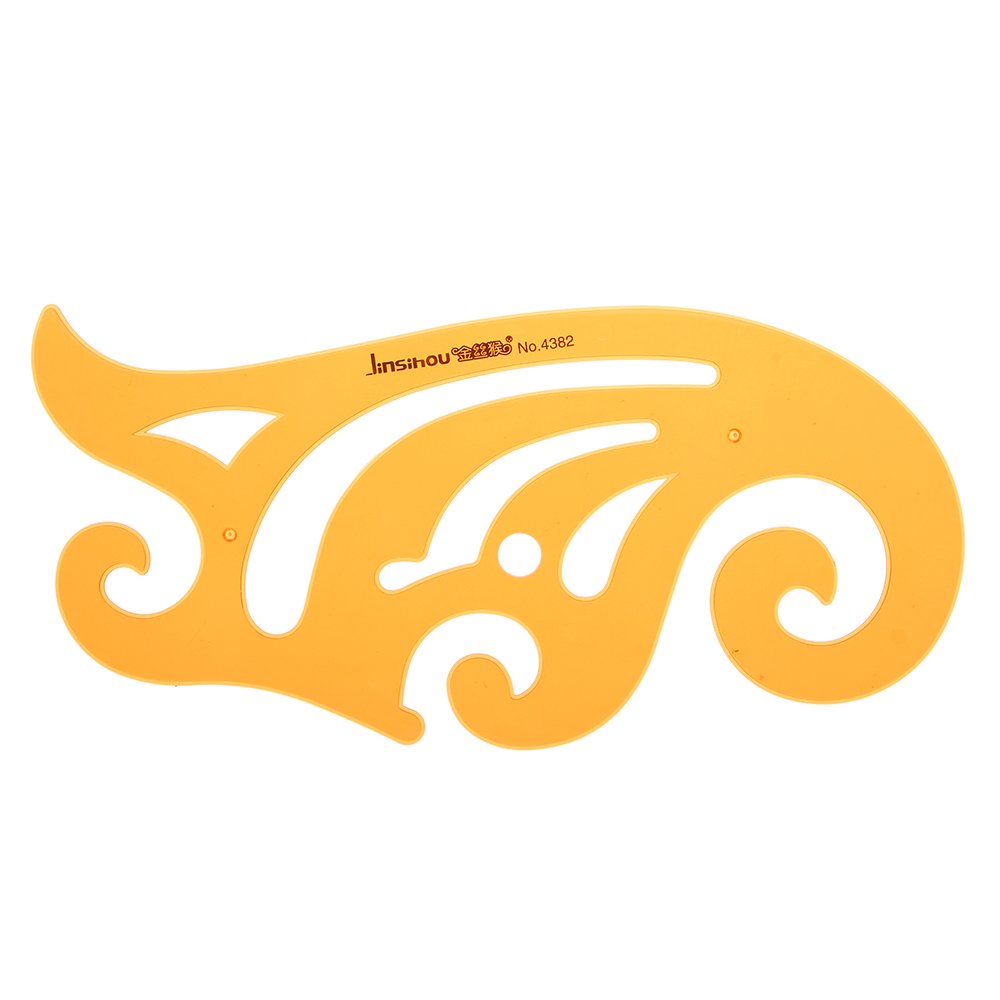 30cm French Curve Drawing Template KT Soft Plastic Design Drafting Stencil Ruler