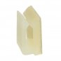 100pcs Electrical Cable Clamp White Plastic Wire Tie Rectangle Cable Mount Clip Clamp Self-adhesive