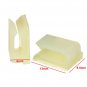 100pcs Electrical Cable Clamp White Plastic Wire Tie Rectangle Cable Mount Clip Clamp Self-adhesive