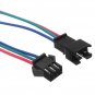20 Pcs 2.54mm SM 3Pin 22AWG Female Male Housing Connector Plug Wire 15cm Length