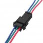 20 Pcs 2.54mm SM 3Pin 22AWG Female Male Housing Connector Plug Wire 15cm Length