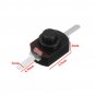 Excellway 10Pcs 1A 30V DC 250V Black Latching On Off Mini Push Button Switch