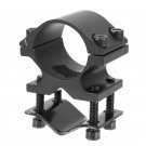 1 Inch Flashlight Laser Scope Ring Mount Holder with 10-21mm Barrel Clamp Adapter