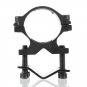 1 Inch Flashlight Laser Scope Ring Mount Holder with 10-21mm Barrel Clamp Adapter