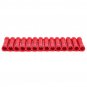 50Pcs Insulated Butt Wire Connector Crimp Terminal 10-22AWG 0.5-6.0mm2 PVC Kit