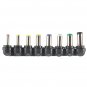 8Pcs Universal Notebook Laptop PC laptop AC DC Power Adapter Charger Tips Set