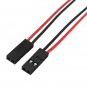Excellway 50pcs 24AWG 2.54mm 2Pin Female Connector Terminals Wire Single Head