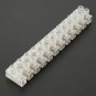 Excellway PB02 3A Screw Terminal Block Connector 12 Position Barrier Terminal Blocks